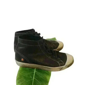 𝅺SOFTINOS Isleen Women Soft Leather Hi Top Trainers